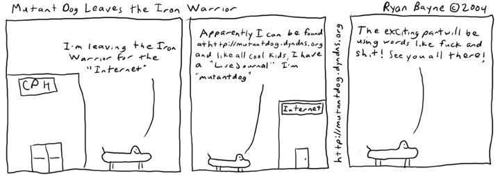 Mutant Dog Leaves the Iron Warrior (Uncensored)